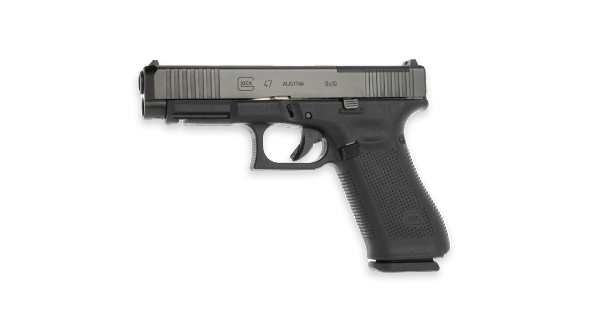 The Glock 47 MOS is a 9mm pistol that combines the best features of the Glock 17 Gen 5 MOS, Glock 19 Gen 5 MOS,