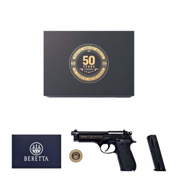 Beretta 92SB Reproduction 90 Series 50th Anniversary 9x19mm 4.9"